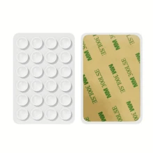 3 chiếc Ốp lưng điện thoại bằng da giả hình vuông có giác hút silicon đa chức năng một mặt - Nhiều màu - Xem 3