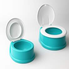 Plasnorthon Colorful Potty Training Potty With Lid - 綠色 - 查看 4