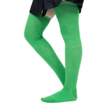 Don Calcetin Women Over The Knee Socks - Green - View 7
