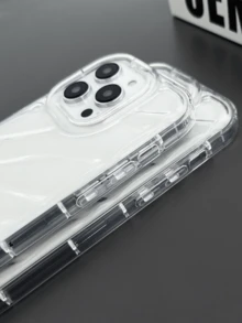 The New Water Wave Pattern Is Compatible With Apple 14promax Phone Cases In Solid Color, 15 Phone Cases And 16 Anti-Drop Protective Cases