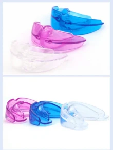 2件装牙齿矫正器硅胶矫正器牙齿保持器磨牙症防护器牙齿保持器，新年礼物。 - 彩色 - 查看 9