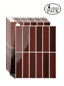 WalDecoo 4/10/20 片 11.4X9 英寸防水防油粘贴瓷砖，轻松升级风格，即剥即贴墙砖，适用于厨房后挡板/儿童房/家居装饰