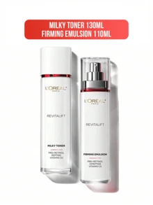 L’Oreal Paris L'Oreal Second Generation Revitalift Water & Lotion Set, 130+110ml/65+50ml, Anti-Wrinkle, Firming, Brightening, Gentle Formula, Suitable For Sensitive Skin - Multicolor - View 11