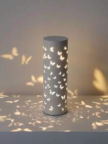 1 Stück USB betriebene Schmetterling Projektionslampe, moderner vintage Ästhetik, hochwertige minimalistische Dekorationslampe, geeignet für Schlafzimmer, Nachttisch, Schreibtisch