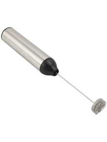 Portable Coffee Frother Electric Whisk - Silver - View 3