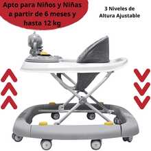 Joykoo Baby Walkers - 灰色 - 查看 4