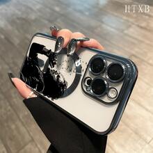 Funda magnética con diseño de perro y lentes, compatible con carga inalámbrica magnética. Compatible con phone 16 Pro Max, 16, 15 Pro, 14, 14 Plus/14 Pro Max, 13, 13 Pro, 12 Pro, 11/11 Pro y la serie Pro. Es un teléfono ideal para regalar a amigos, en cumpleaños y en fiestas. - Dorado - Ver 6