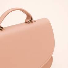 STAR SHOP Women's Small Crossbody Bag Mini Bag With Reinforced Lid - 裸色 - 查看 6