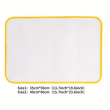 1/2/4/5 قطعة (لون عشوائي) قماش واقي مقاوم للحرارة - حصيرة شبكية من البوليستر، للكي بالبخار، ملابس واقية وغطاء لوح الكي بمقاس 35*50 سم للملابس الرقيقة المنزلية