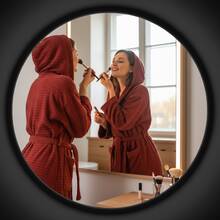 2-Piece 100% Cotton Unisex Bathrobe Set – Black & Green Color Options, Fluffy Hooded Robes For Women & Men, Terry Cloth, Soft With Long Belt – Ideal For Spa, Sauna & Daily Use – S/M & L/XL – Made In Turkey - màu đen - Xem 2