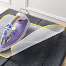 1/2/4/5 قطعة (لون عشوائي) قماش واقي مقاوم للحرارة - حصيرة شبكية من البوليستر، للكي بالبخار، ملابس واقية وغطاء لوح الكي بمقاس 35*50 سم للملابس الرقيقة المنزلية