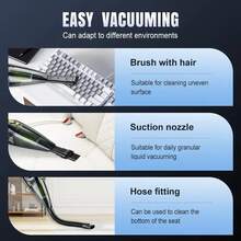 Portable Powerful Handheld Vacuum Cleaner 8000PA Strong Suction Quickly Cleans Cars, Garages, RVs, And More Ideal For Car Enthusiasts - Multicolor - View 4