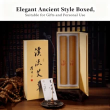 Palitos de incienso premium hechos a mano, multifuncionales, de aromaterapia, ligeros, duraderos, de sándalo corto, para uso doméstico, que eliminan el mal - Caqui - Ver 1