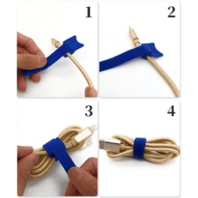 Compre 100 peças e leve 112 peças, abraçadeiras de reutilizáveis, cintas de cabo ajustáveis, organizador de cabos, envoltórios para fones de ouvido, impressoras Ethernet, laptops, cabos de dados USB, gerenciamento de fios para organizar residências, escritórios e data centers - Tamanho Único - Ver 8