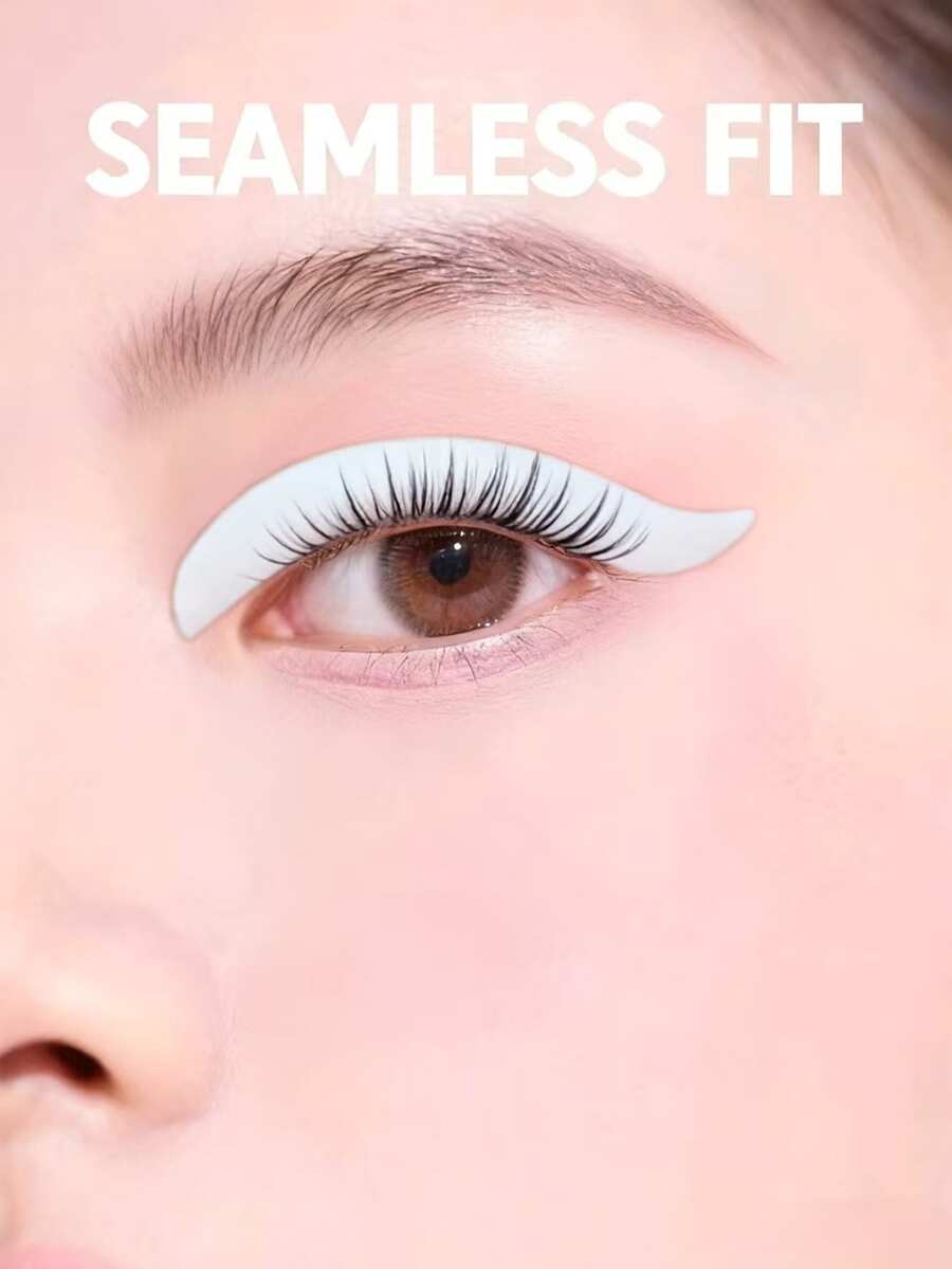 1pc New Silicone Lash Lifting Rods, Reusable Lash Perm Tinting Pads, Anti-Slip Lash Shields For Lash Curling, Tinting And Extension - White - View 1