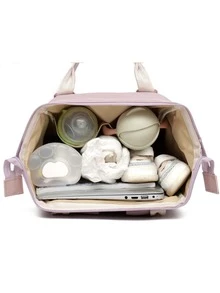 Fashionable Large Capacity Multifunctional Mommy Backpack For Baby Travel, Stylish Maternity Diaper Bag For Outdoor And Travel - Multicolor - View 4