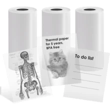 Transparent Holographic Dot Thermal Paper, 57x25mm (2.24" X 0.98"), Self-Adhesive Colorful Thermal Printer Labels For Mini Pocket Printers, Black Holographic Dot, Thermal Printer Paper, Thermal Printer A, Printer Thermal, Thermal Label Sticker, Cable Labeling, Barcode Scanner, Label Printer Machine And Sticker, Self-Adhesive Label Printer, Cable Label, Labeling Machine - Multicolor - View 7