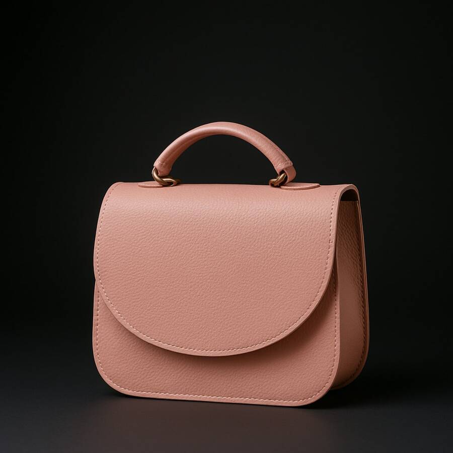 STAR SHOP Women's Small Crossbody Bag Mini Bag With Reinforced Lid - 裸色 - 查看 1