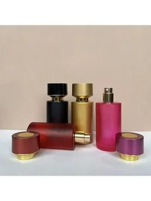 1pc玻璃50ML彩色香水瓶 香水水瓶 螺口喷雾替换瓶 香水分装玻璃瓶 - 彩色 - 查看 1