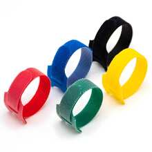 Compre 100 peças e leve 112 peças, abraçadeiras de reutilizáveis, cintas de cabo ajustáveis, organizador de cabos, envoltórios para fones de ouvido, impressoras Ethernet, laptops, cabos de dados USB, gerenciamento de fios para organizar residências, escritórios e data centers - Tamanho Único - Ver 5