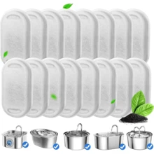 Katzenbrunnen Filter, passend für 64oz/2L Edelstahl Katzenbrunnen, 3.2L/12oz Haustier Brunnen