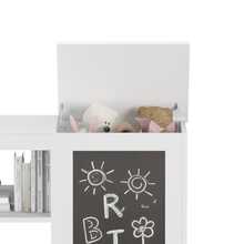 3-In-1 Kids Bookshelf And Toy Storage Cabinet With Chalkboard 2 Tier Wooden Bookshelf With Storage Cabinets For Living Room, Home Office, Library Modern White Organizer For Playroom - 3-in-1 Kids Bookshelf White - View 6