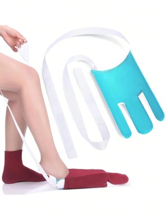 1 件可调节袜子工具，适合老年人、孕妇和行动不便人士