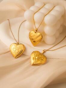 Dây chuyền mặt dây chuyền hình trái tim in ảnh theo yêu cầu, mặt dây chuyền lớn, 6 kiểu dáng, 3 màu, đeo hàng ngày, quà tặng sinh nhật, quà tặng ngày lễ, quà Giáng sinh, dây chuyền cổ điển, quà tặng cho anh chị em, quà tặng bạn thân, quà tặng cá nhân hóa cho phái nữ, quà Giáng sinh in dấu chân thú cưng, quà tặng tưởng niệm khi mất chó mèo, trang sức tưởng nhớ, quà chia buồn cho mẹ, quà sinh nhật tùy chỉnh vàng/bạc/vàng hồng - mặt dây chuyền in chữ cái đầu tên tùy chỉnh bằng bạc/vàng/vàng hồng, trang sức kỷ niệm cho phái nữ, trang sức dành cho phụ nữ. - Nhiều màu - Xem 6