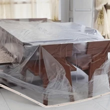 1pc Transparent Polyethylene Tarp With Grommets | 6-Layer White Edge Binding & 4 Reinforced Corners | 50cm Grommet Spacing + 5m Rope Included - Waterproof Cover For Gazebos, Chicken Coops, Porches, Balconies, Patios, Garden Plants & Camping (Clear)