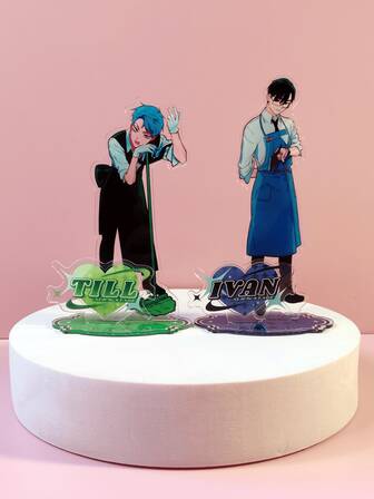 1个外星人舞台动漫亚克力立牌 - 可动人偶展示、桌面和家居装饰，送给朋友的完美生日礼物。