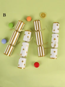 1pc Christmas Candy Fireworks Festival Paper Hat Party Fireworks, Christmas Party Decoration Gifts