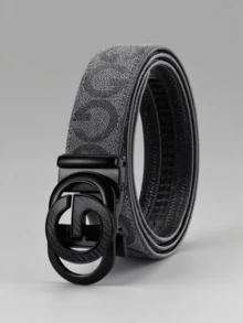 1条男士字母合金自动扣时尚皮带。这款47英寸优质男士皮带采用独特百搭的设计，适合高端商务场合。它也是日常穿着和办公的绝佳选择，同时也是一份很棒的节日礼物。复古风，适合秋季/都市穿搭，经典圣诞冬季时尚，日常男士男友礼物。 - 彩色 - 查看 10