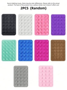 Silicone Suction Phone Case Adhesive Mount, 24-Hole Sticky Phone Grip With Higher Suction Power,Phone Cases, For Phone,Octobuddy,Phone Stand, Removable Hands-Free Strong Grip Silicone Suction Cup Phone Case For Selfies And Videos For Influencers, Women Girl Teen Gift.