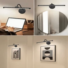 1pc Wireless Mirror Front Light, Adjustable Brightness Gallery Light, With Remote Control, USB Rechargeable, Three Color Temperature Adjustment, Can Be Timed, Used For Bathroom, Kitchen, Living Room, Bedroom (1800mAh) - USB - View 11