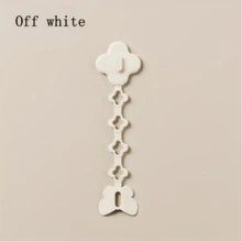 1 Self-Adhesive Wall Mount Cable Organizer Hook - Durable Plastic Cord Storage For Kitchen, Bathroom And Office - Space-Saving Cable Management With Sturdy Grips, Modern Design For Neat Cable Organization, Cable Rack, Utility Hook, Cable Management Buckle Organizer, Utensil Cord Holder, Multipurpose Hook - Multicolor - View 15