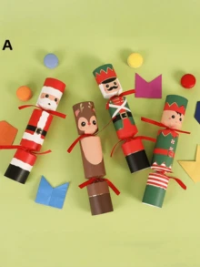 1pc Christmas Candy Fireworks Festival Paper Hat Party Fireworks, Christmas Party Decoration Gifts