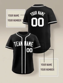 Custom Baseball Jersey Printed Blue Personalized Name Number And Logo For Men Women,Stylish,Fashion,Hipster,Casual,Minimal Chic,Personalized,Customized,Custom,Unique,Guy Costumes,Capsule Wardrobe,Men Basic/Street Style,Ideal Gifts For Him,Boyfriend,Family,Friends,For Birthdays,For Vacation/Holiday,For School/Competition,For Sports/Climbing,Summer Shirts