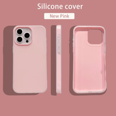 1 件 TPU+PC 双层果冻保护手机壳，厚度 2.5 毫米，时尚，适合男士和女士，是夏季潮流引领者的理想选择，简约马卡龙色，兼容 11/12/13/14/15/16/16 Pro/16 Pro Max/