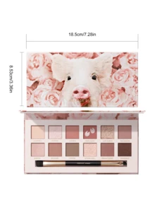 PERFECT DIARY Explorer Eyeshadow Palette 17 ROSE PINK, 12-Color Eyeshadow Palette With Shimmer & Matte Finishes, Highly Pigmented, Long Lasting, Blendable Makeup, Perfect For Fall Winter, Birthday Gift,Party Makeup, For Christmas Best Color - 17 ROSE PINK - View 10