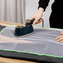 1/2/4/5 قطعة (لون عشوائي) قماش واقي مقاوم للحرارة - حصيرة شبكية من البوليستر، للكي بالبخار، ملابس واقية وغطاء لوح الكي بمقاس 35*50 سم للملابس الرقيقة المنزلية