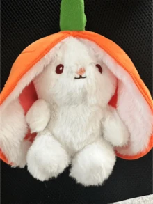 دمية الأرنب الطماطم المتحولة ألعاب الجزر هدايا وسائد رمي، الأرنب المتحول الجميل، حب، آه