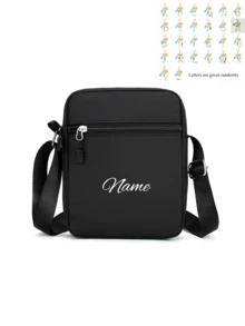 A Custom Chest Bag With A Personalized Name Or Holiday Message. Customize Your Own Bag. Back-To-School Waist For Boys And Girls, Back-To-School Bag, Crossbody Suitable Daily School Trips Vacations, Nylon Zipper Closure - Multicolor - View 16