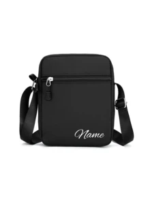 A Custom Chest Bag With A Personalized Name Or Holiday Message. Customize Your Own Bag. Back-To-School Waist For Boys And Girls, Back-To-School Bag, Crossbody Suitable Daily School Trips Vacations, Nylon Zipper Closure - Multicolor - View 27