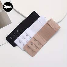 3件装可调节文胸延长扣，双钩设计，小巧易收纳，使用方便。 - 彩色 - 查看 13