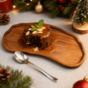 1 pieza, Bandeja rectangular de desayuno de madera de acacia, diseño único y creativo para aperitivos, postres, bebidas y frutas, perfecta para fiestas de cumpleaños, decoración de cocina y mesa de comedor