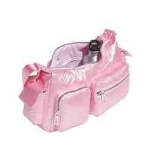 Adidas Versatile Casual Fashion Multi-Pocket Crossbody Shoulder Bag, Women, Soft Pink - Clear Powder - View 7
