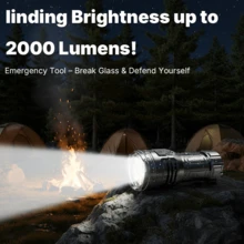 Luz de trabajo magnética con 9 LED, linterna portátil recargable por USB con clip para bolígrafo, tecnología COB, ideal para acampar, hacer senderismo, el coche, el hogar y emergencias. - Negro - Ver 4