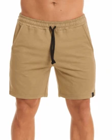 Men's Casual Gym Sweatpants - 駝色 - 查看 1