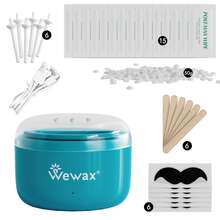 WEWAX Mini Nose & Ear Wax Heater – Single Unit/Kit With 50g Hard Wax Beans & Post-Wax Wipes, Portable Hair Removal Tool For Men & Women, Ideal For Home & Travel - Multicolor - View 12