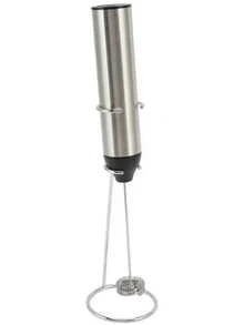 Portable Coffee Frother Electric Whisk - Silver - View 7